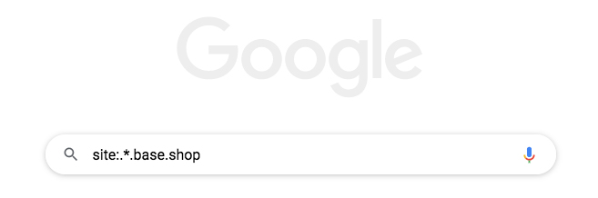 Google検索でショップ事例を検索